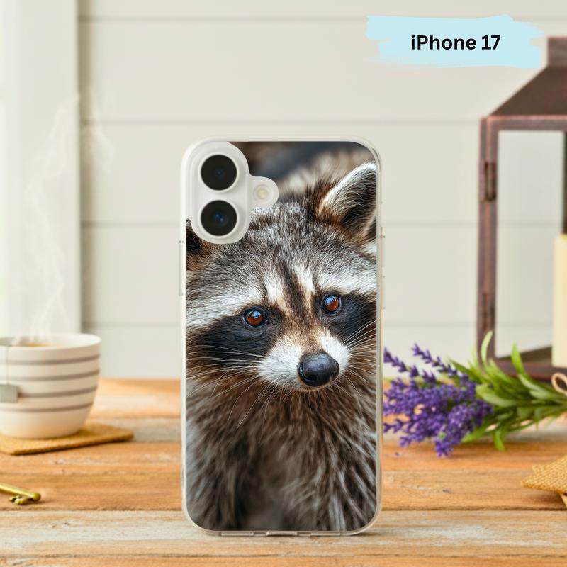 Cute Gentle Eyes Furry Raccoon Phone Case IPhone - Raccsy