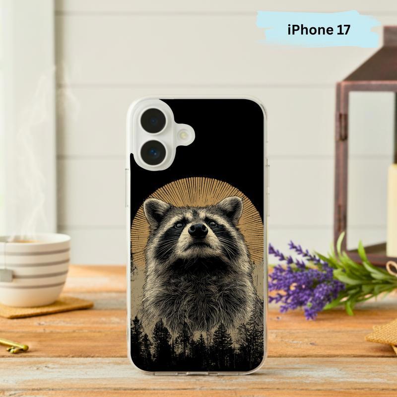 Hippy Retro Sarcastic Raccoon Phone Case IPhone - Raccsy