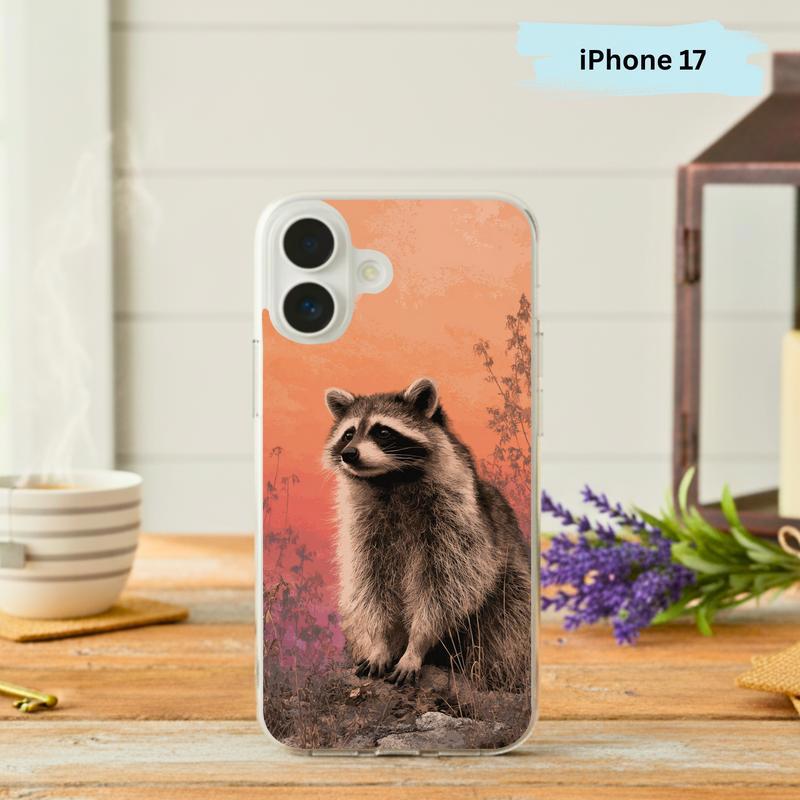 Rainbow Raccoon Sunset Dream Phone Case IPhone - Raccsy