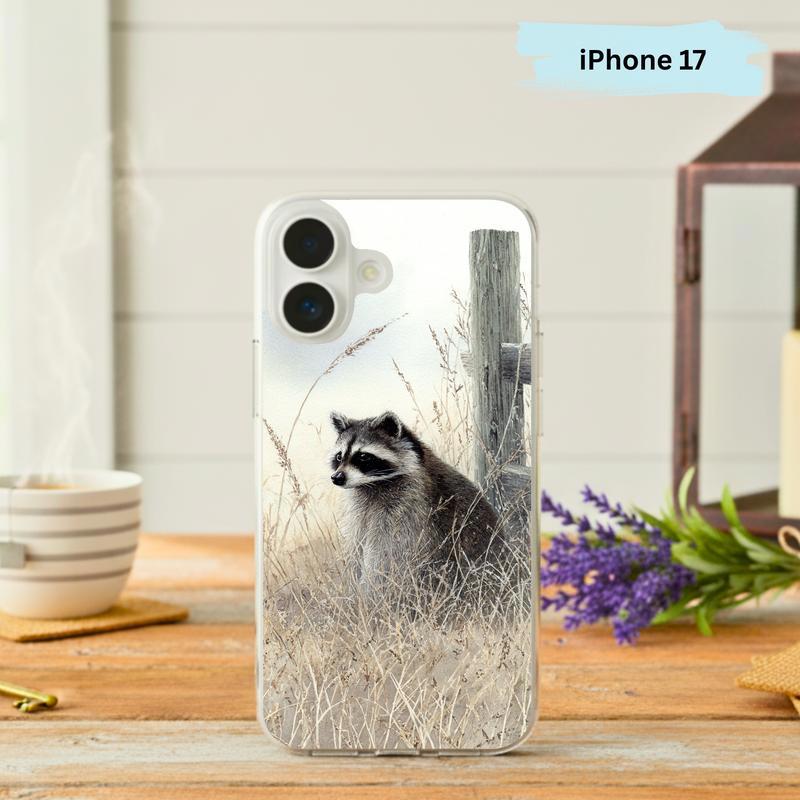 Sarcastic Raccoon Farmhouse Calm Meadow Phone Case IPhone - Raccsy