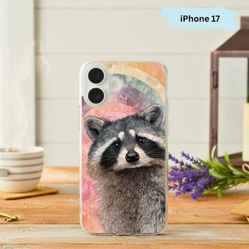 Sarcastic Raccoon Hippy Calm Chaos Phone Case IPhone - Raccsy