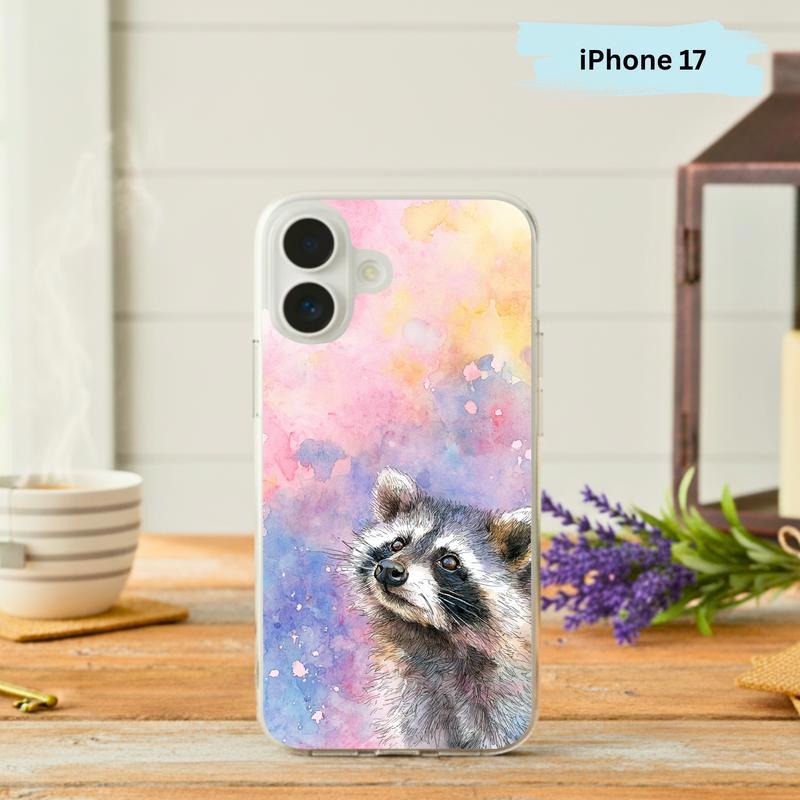 Soft Rain Baby Raccoon Phone Case IPhone - Raccsy
