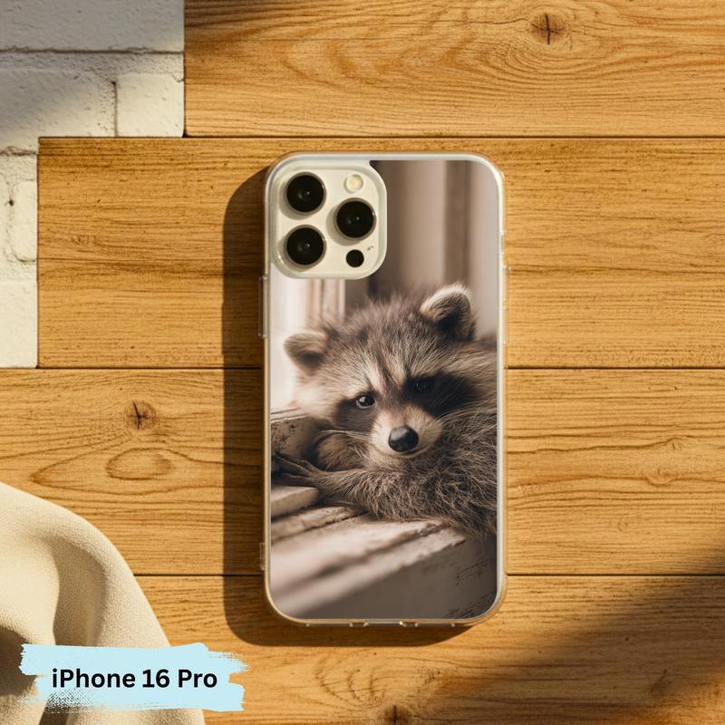 Baby Raccoon Warm Farmhouse Sunlight Phone Case IPhone Baby Raccoon Warm Farmhouse Sunlight Phone Case IPhone