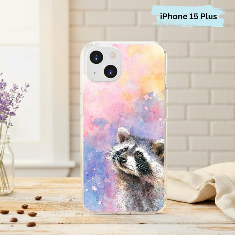 Soft Rain Baby Raccoon Phone Case IPhone Soft Rain Baby Raccoon Phone Case IPhone