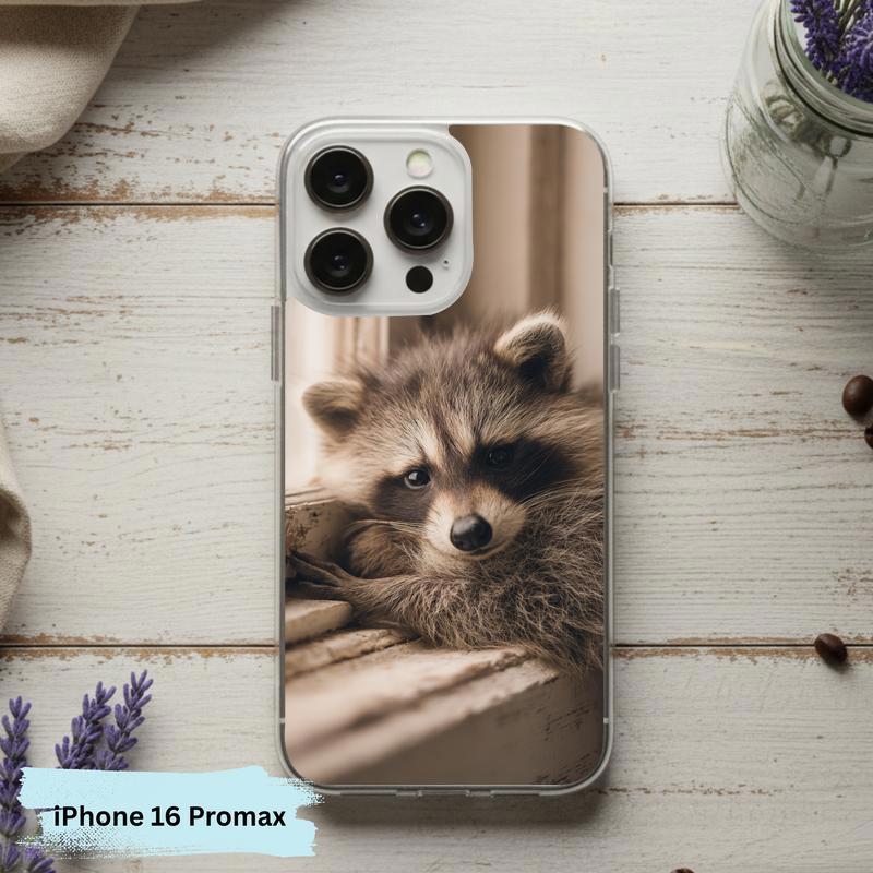 Baby Raccoon Warm Farmhouse Sunlight Phone Case IPhone Baby Raccoon Warm Farmhouse Sunlight Phone Case IPhone