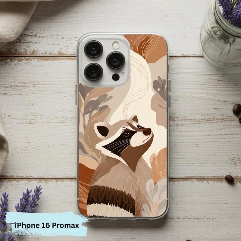 Boho Nature Sarcastic Raccoon Style Phone Case IPhone Boho Nature Sarcastic Raccoon Style Phone Case IPhone