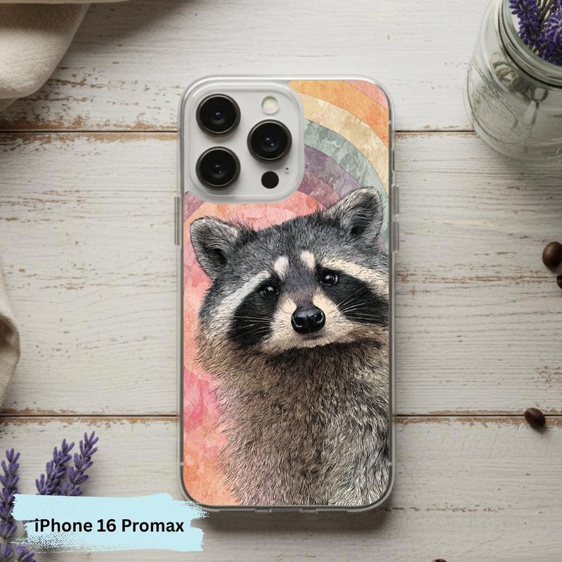 Sarcastic Raccoon Hippy Calm Chaos Phone Case IPhone Sarcastic Raccoon Hippy Calm Chaos Phone Case IPhone