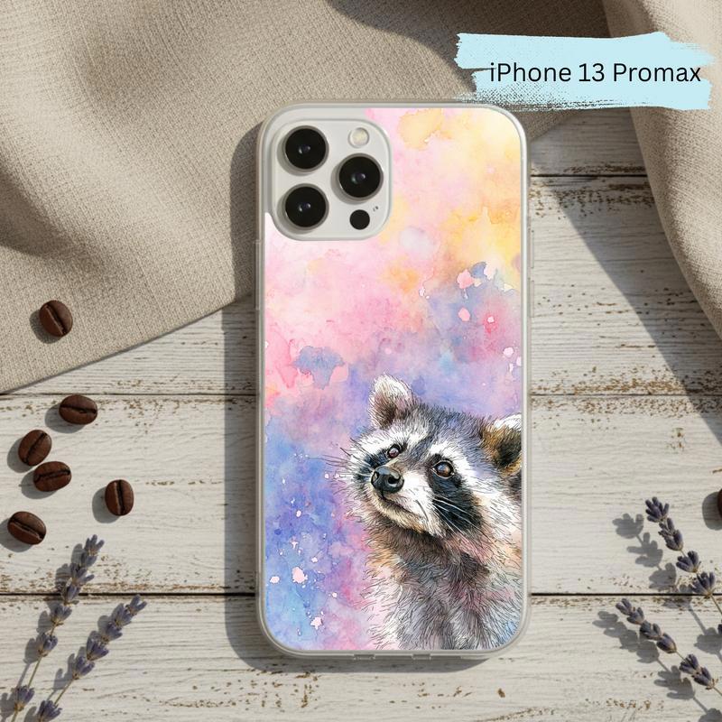 Soft Rain Baby Raccoon Phone Case IPhone Soft Rain Baby Raccoon Phone Case IPhone