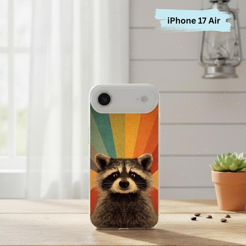 Vintage Rainbow Raccoon Phone Case IPhone Vintage Rainbow Raccoon Phone Case IPhone