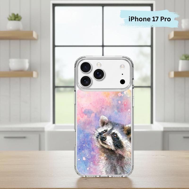 Soft Rain Baby Raccoon Phone Case IPhone Soft Rain Baby Raccoon Phone Case IPhone