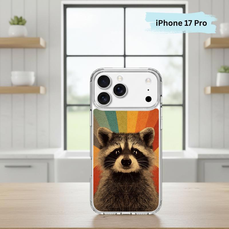 Vintage Rainbow Raccoon Phone Case IPhone Vintage Rainbow Raccoon Phone Case IPhone
