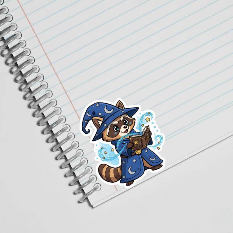 Raccoon Dog Wizard Sticker Raccoon Dog Wizard Sticker