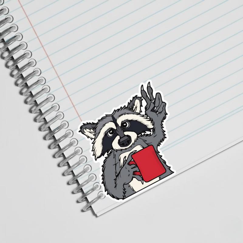 Trash Raccoon CoffeeTrash Raccoon Coffee Sticker