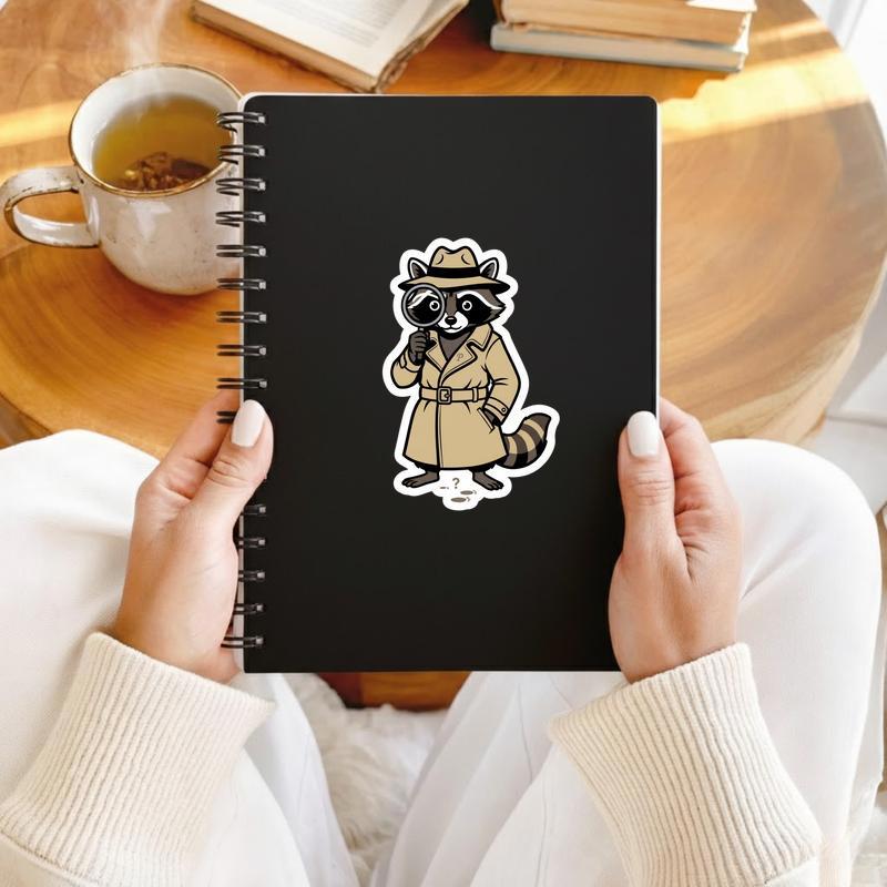 Detective Pedro Raccoon Sticker Detective Pedro Raccoon Sticker