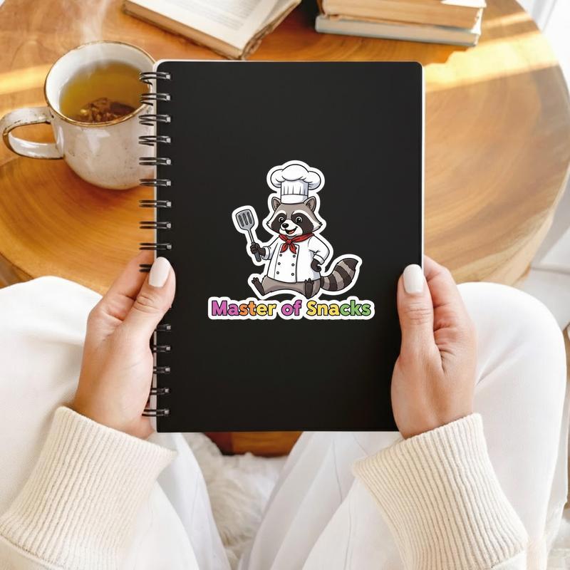 Master Of Snacks Pedro Raccoon Sticker