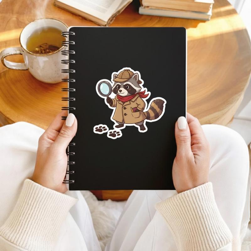 Raccoon Dog Detective Sticker Raccoon Dog Detective Sticker