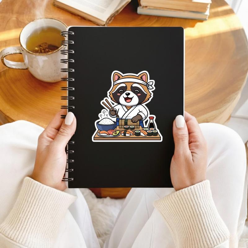 Raccoon Dog Sushi Master Sticker Raccoon Dog Sushi Master Sticker