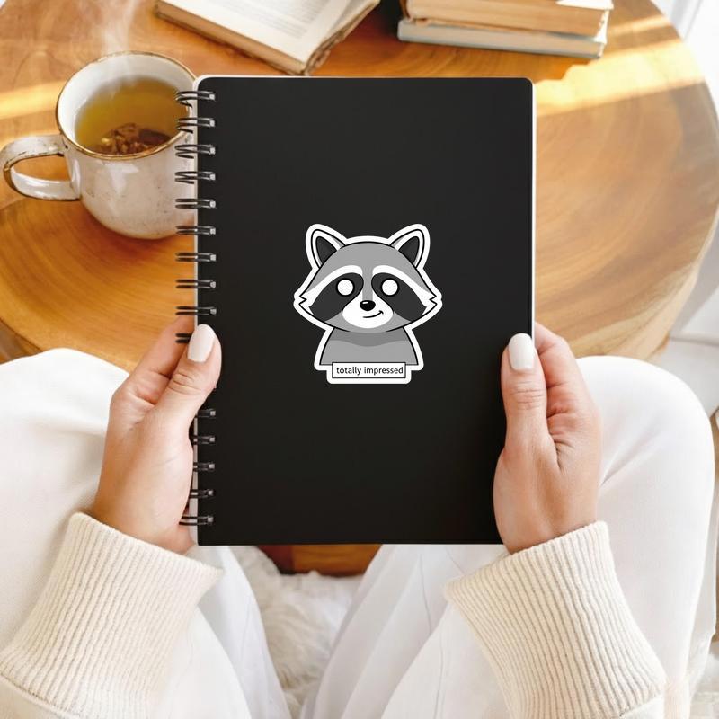 Sarcastic Raccoon “Totally Impressed” Sticker Sarcastic Raccoon “Totally Impressed” Sticker