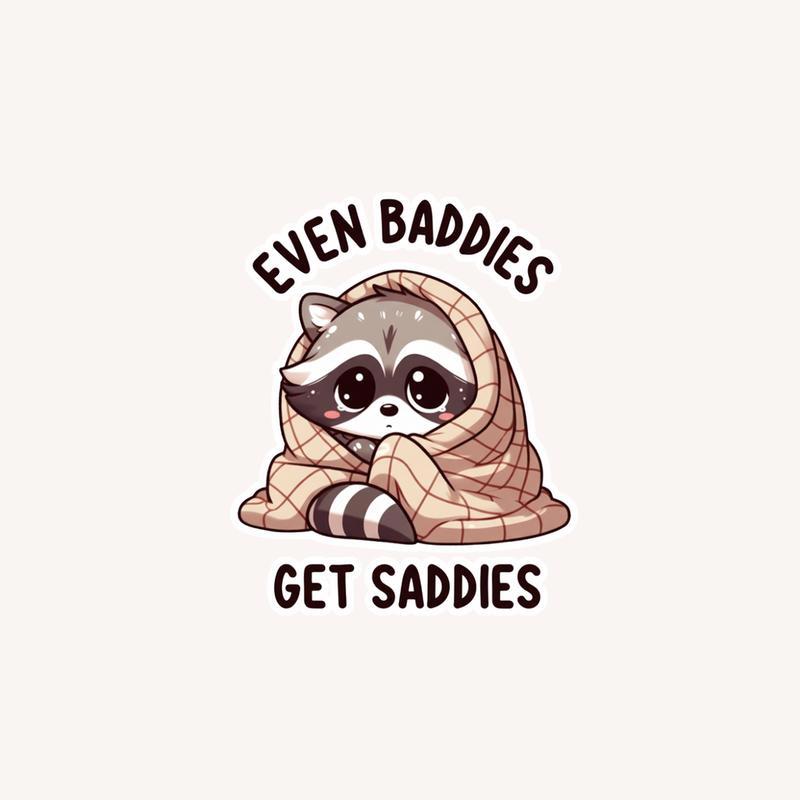 Lonely Rocket Raccoon Moment Sticker - Raccsy