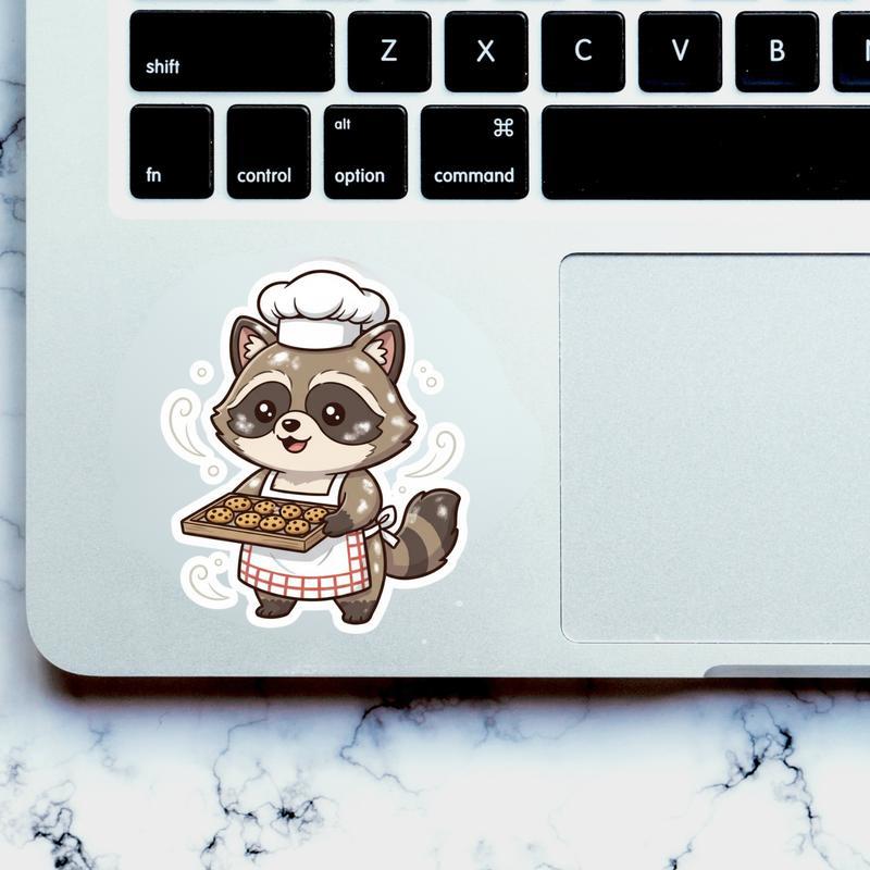 Raccoon Dog Baker Sticker Raccoon Dog Baker Sticker