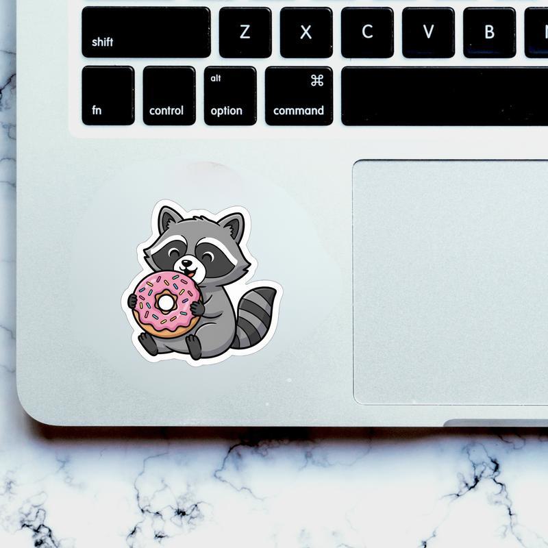 Snack Raccoon Donut Hug Sticker Snack Raccoon Donut Hug Sticker