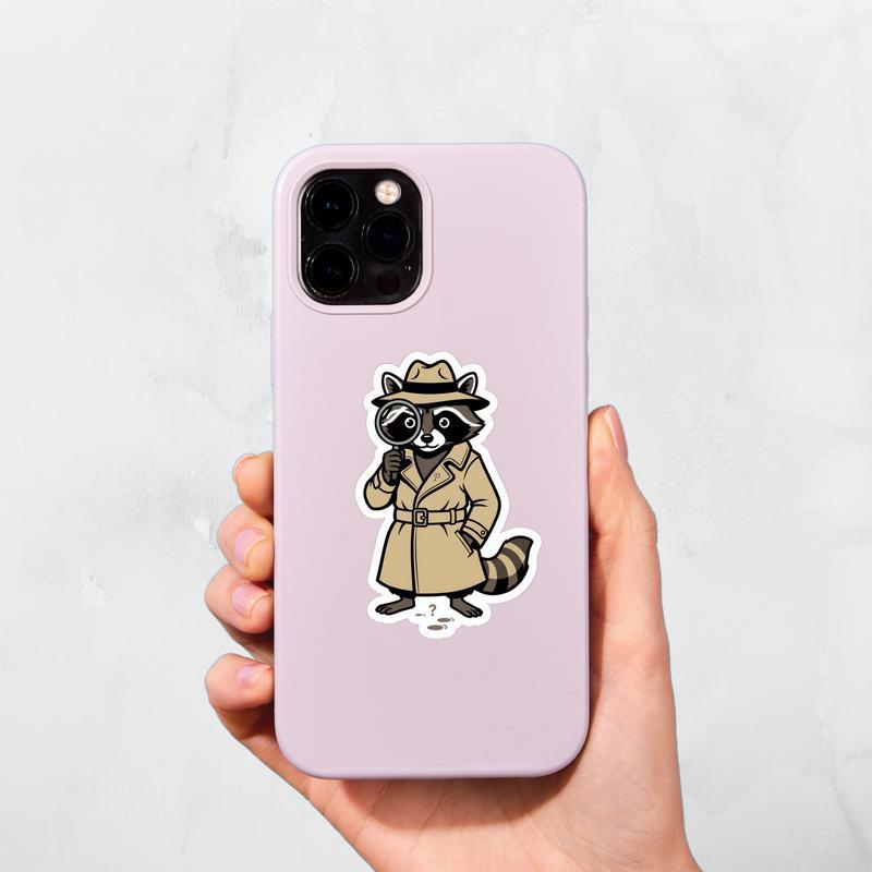 Detective Pedro Raccoon Sticker Detective Pedro Raccoon Sticker