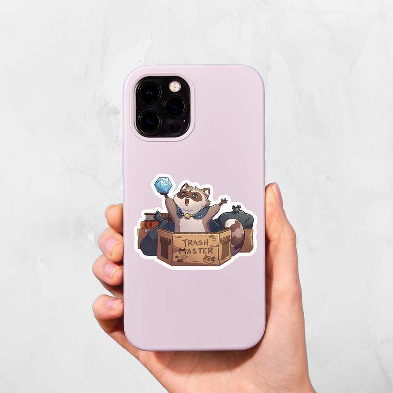 Dungeon Master Raccoon Dnd Sticker