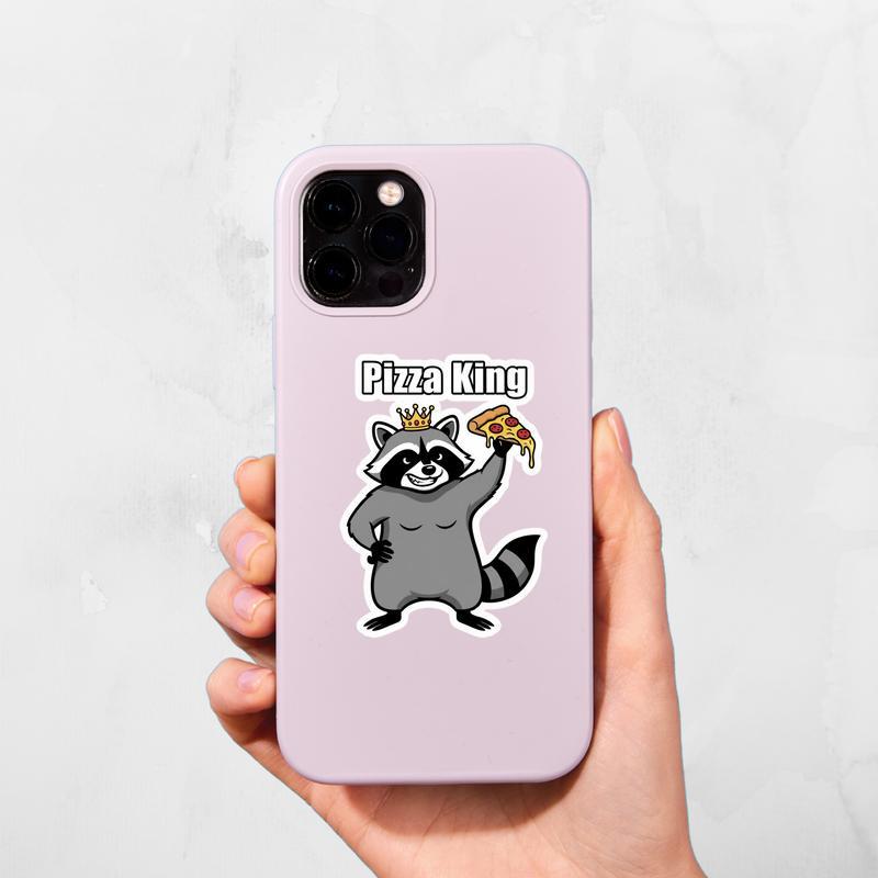 Raccoon Pizza Meme Royalty Sticker Raccoon Pizza Meme Royalty Sticker