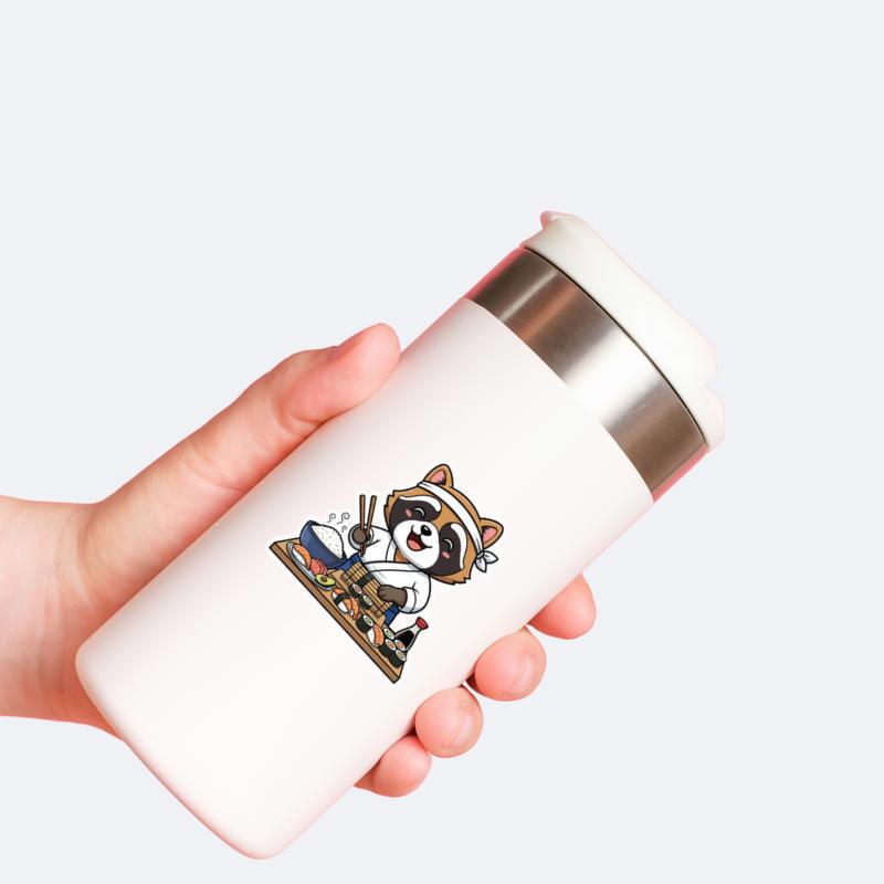 Raccoon Dog Sushi Master Sticker Raccoon Dog Sushi Master Sticker