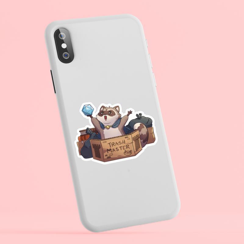 Dungeon Master Raccoon Dnd Sticker