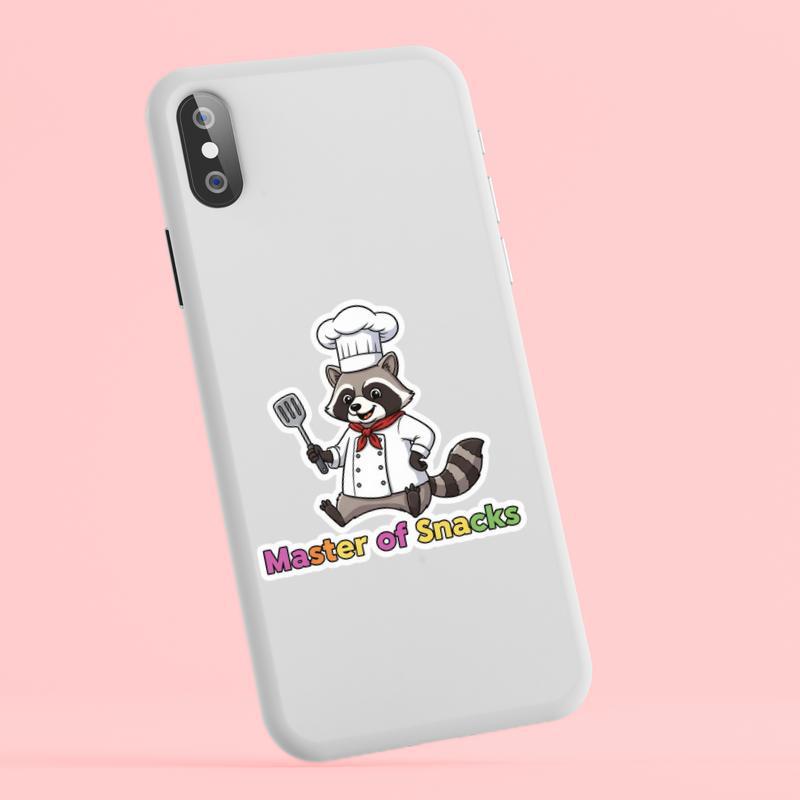 Master Of Snacks Pedro Raccoon Sticker