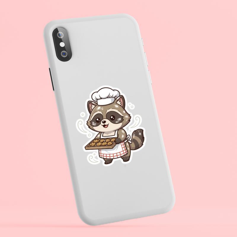 Raccoon Dog Baker Sticker Raccoon Dog Baker Sticker