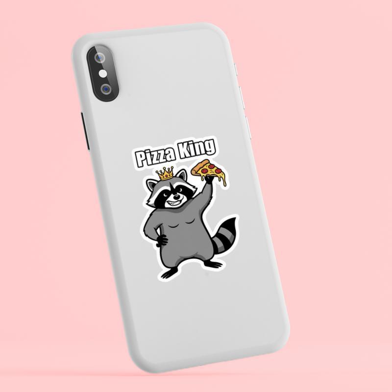 Raccoon Pizza Meme Royalty Sticker Raccoon Pizza Meme Royalty Sticker