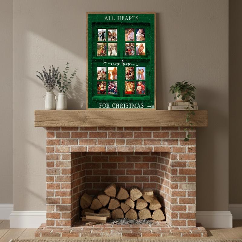 The Emerald Window Custom Photo Canvas for Christmas Home