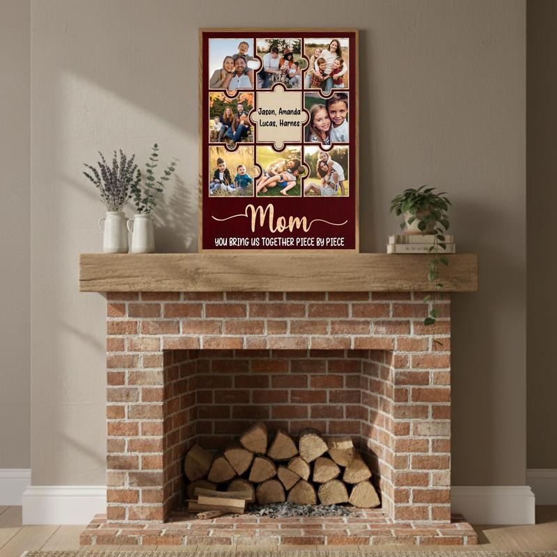 Custom Family Photo Collage Canvas - Mother’s Day Gift For Mom