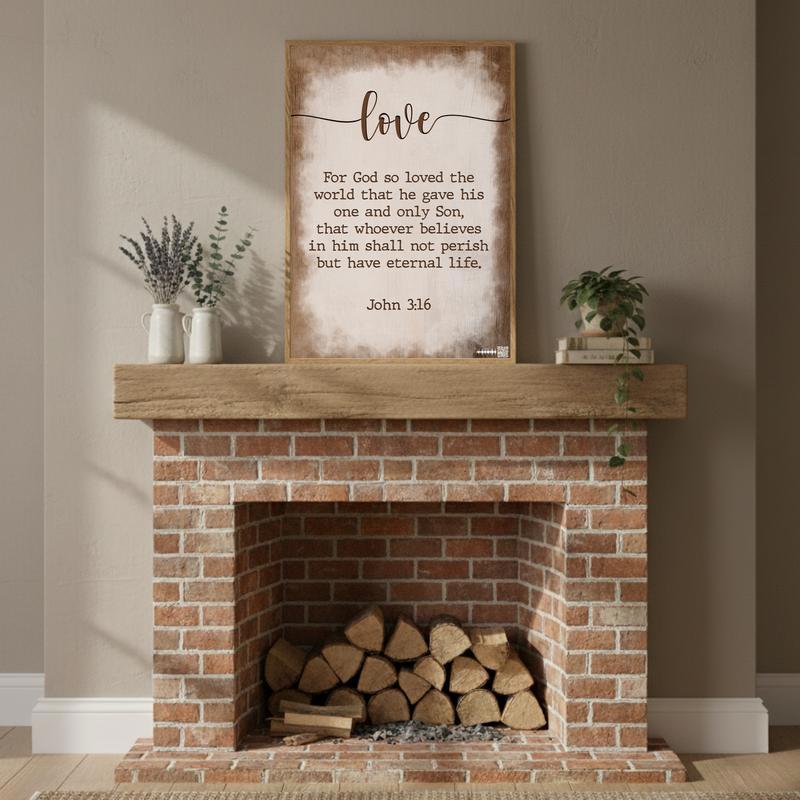 Love's Embrace Inspirational Faith and Hope Art Canvas