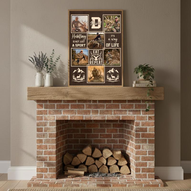 Personalized Deer Hunting Canvas - Custom Hunting Gift For Men