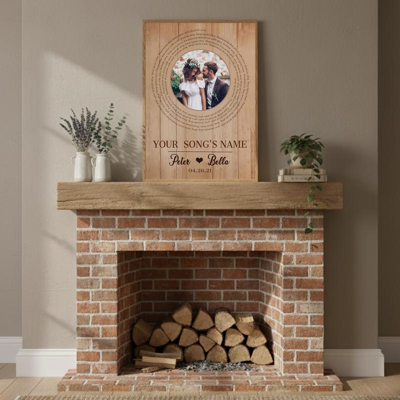 Love's Soundtrack Canvas Personalized Wedding Song Keepsake
