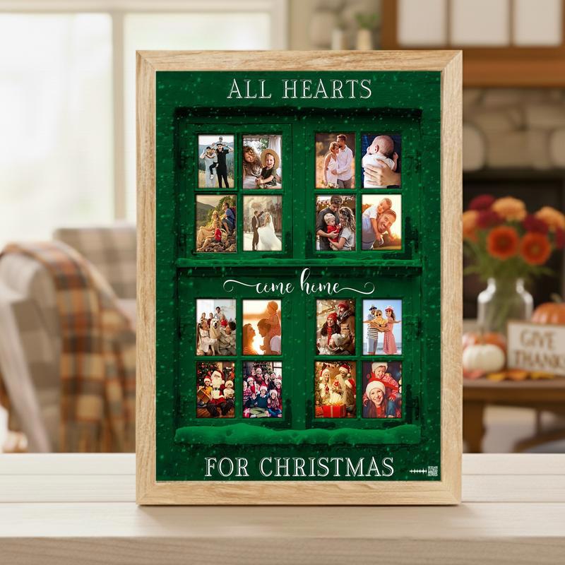 The Emerald Window Custom Photo Canvas for Christmas Home