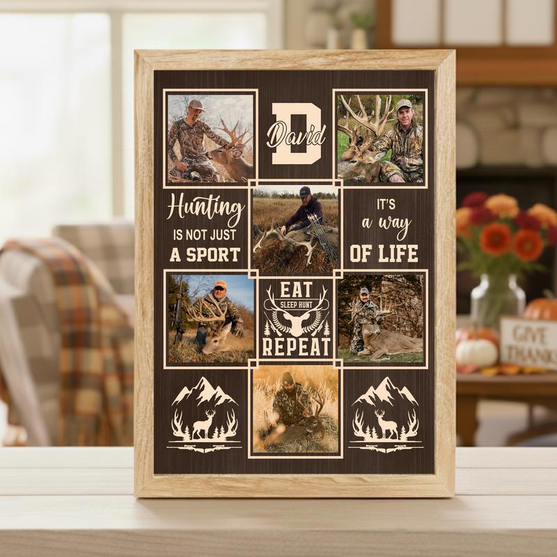 Personalized Deer Hunting Canvas - Custom Hunting Gift For Men