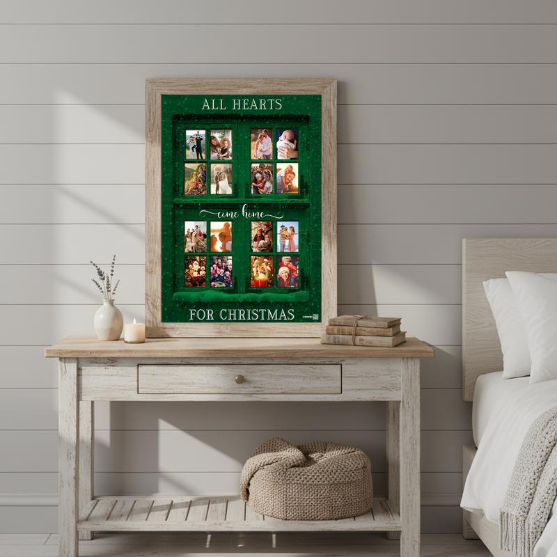 The Emerald Window Custom Photo Canvas for Christmas Home