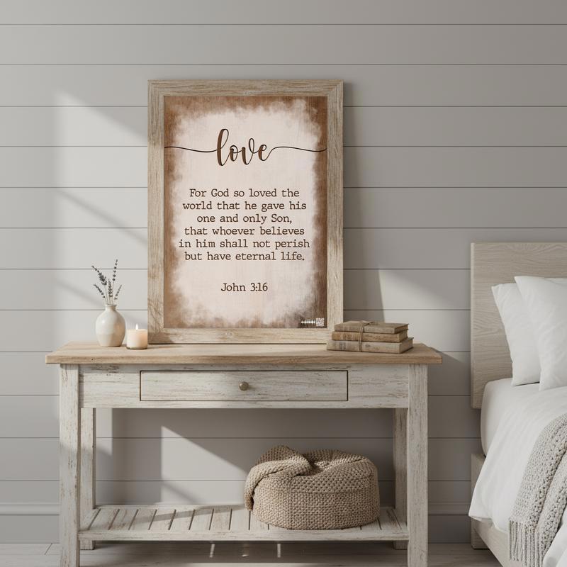 Love's Embrace Inspirational Faith and Hope Art Canvas