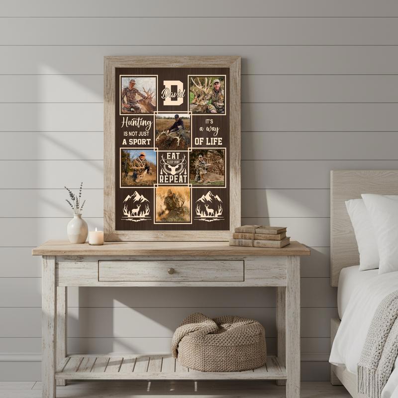 Personalized Deer Hunting Canvas - Custom Hunting Gift For Men