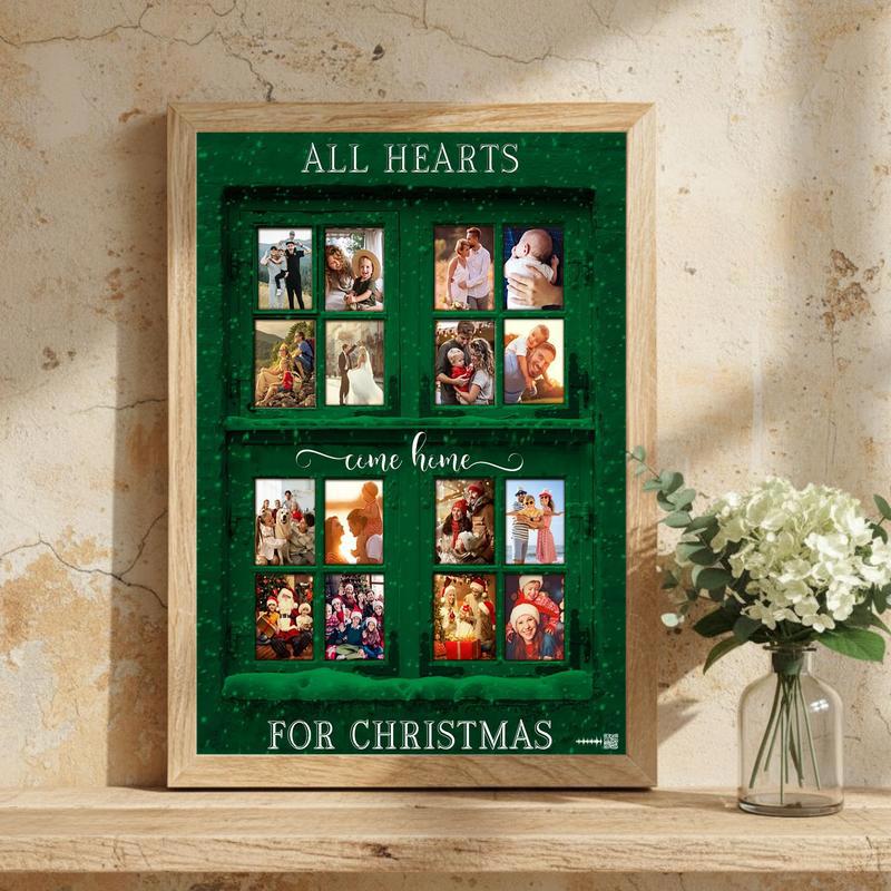 The Emerald Window Custom Photo Canvas for Christmas Home