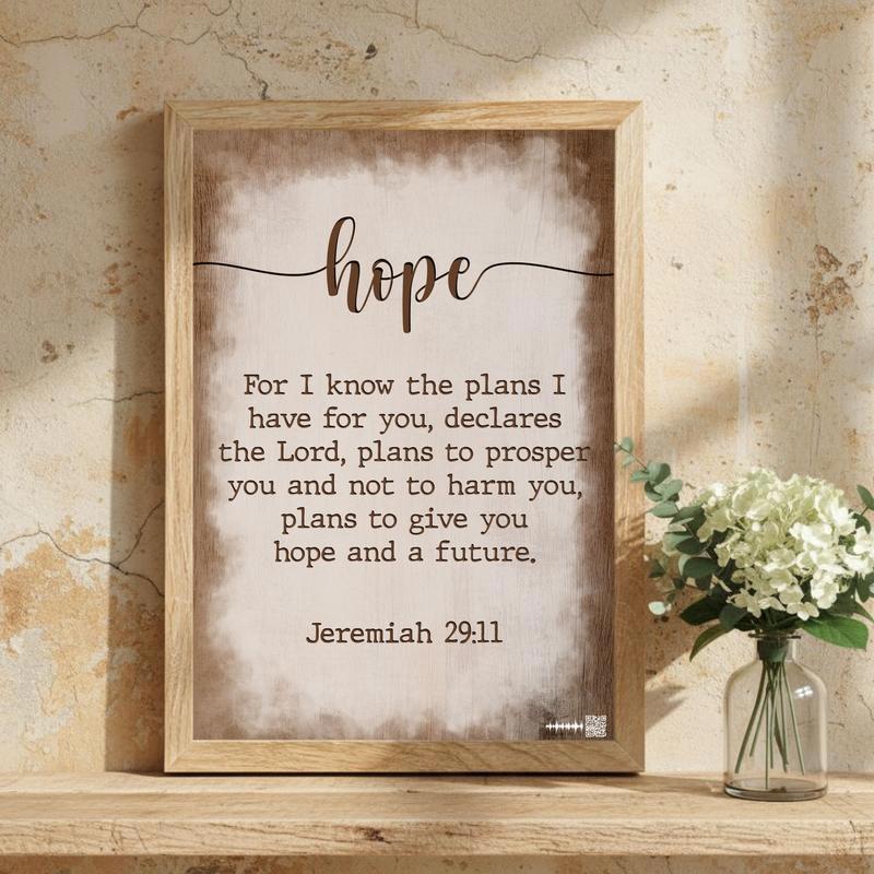 Uplifting Hope Canvas Spiritual Art Print from Trio Collection