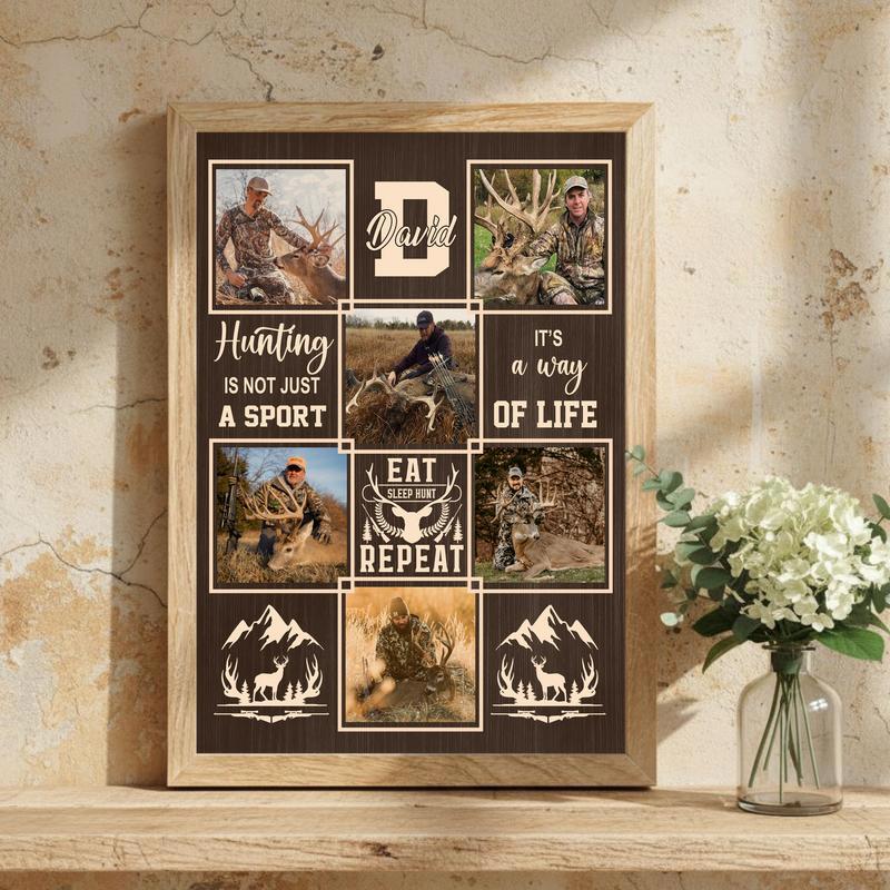 Personalized Deer Hunting Canvas - Custom Hunting Gift For Men
