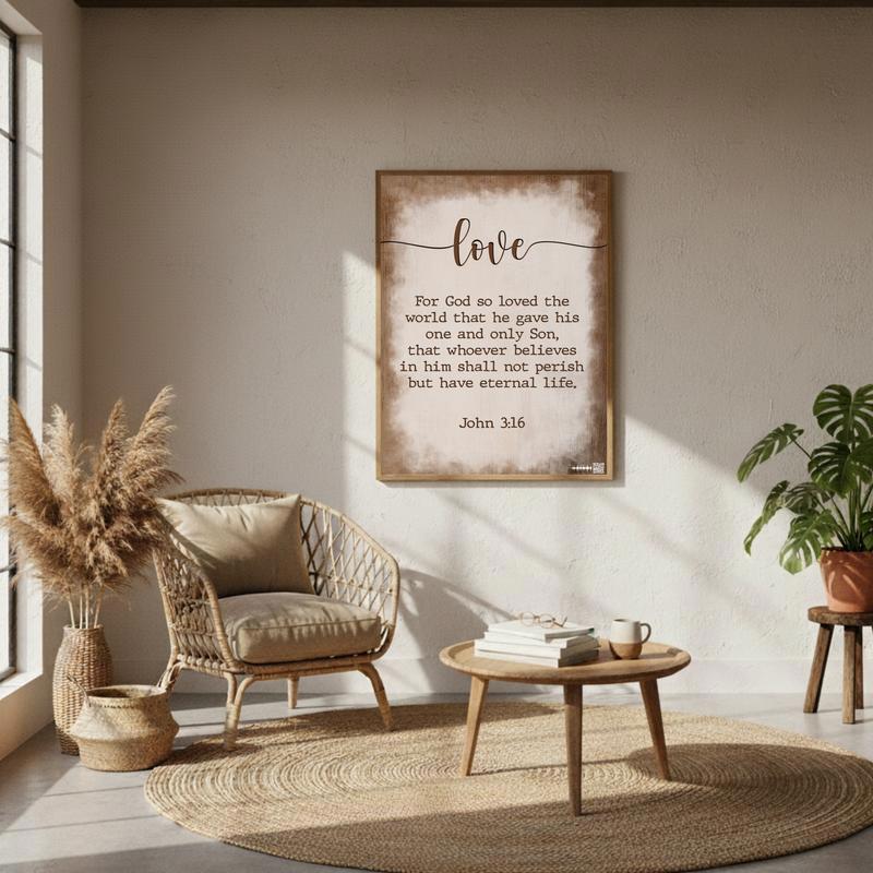 Love's Embrace Inspirational Faith and Hope Art Canvas