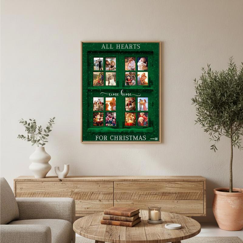 The Emerald Window Custom Photo Canvas for Christmas Home