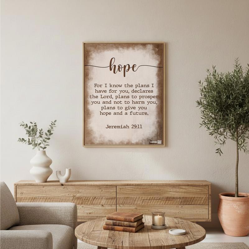 Uplifting Hope Canvas Spiritual Art Print from Trio Collection