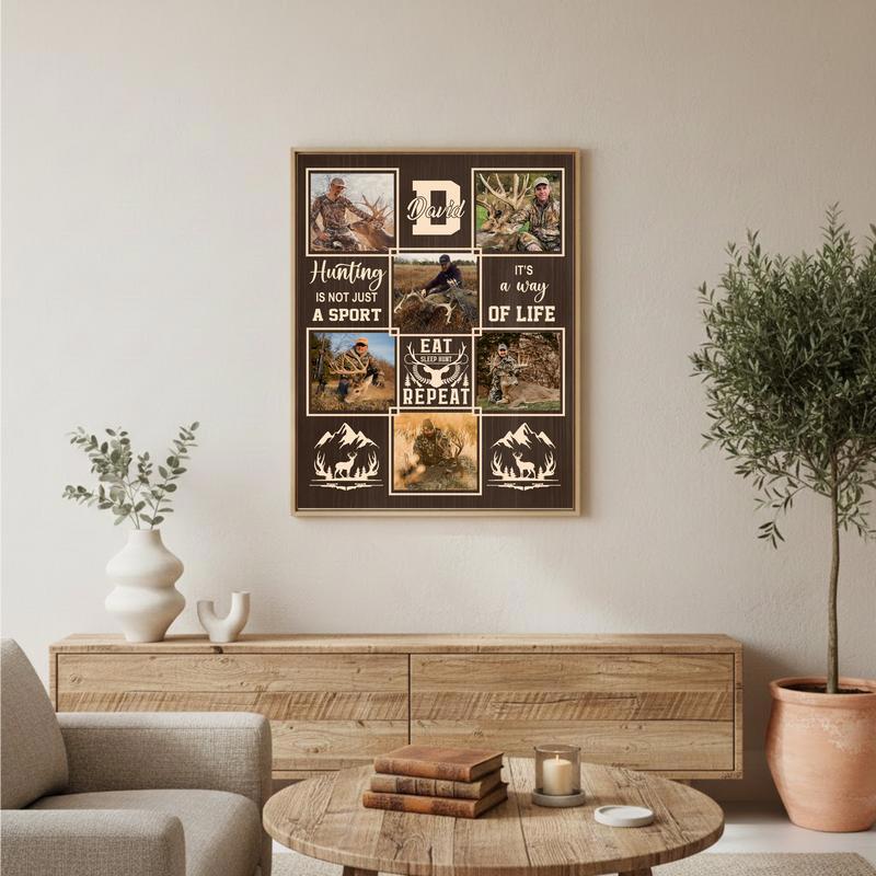 Personalized Deer Hunting Canvas - Custom Hunting Gift For Men